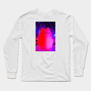 Kitty Glows Red Long Sleeve T-Shirt